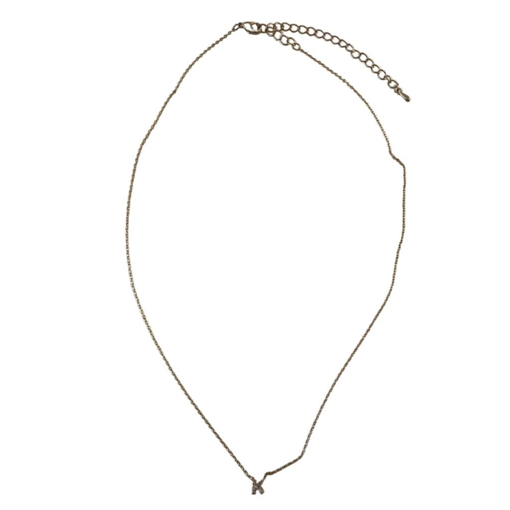 Tiny Diamond Accents Initial K Charm Connected To… - image 5